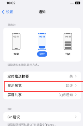 资兴苹果售后维修中心分享iPhone手机收不到通知怎么办 