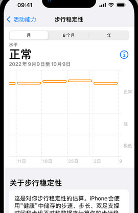 资兴iPhone手机维修如何在iPhone开启'步行稳定性通知'