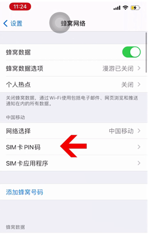 资兴苹果14维修网分享如何给iPhone14的SIM卡设置密码 