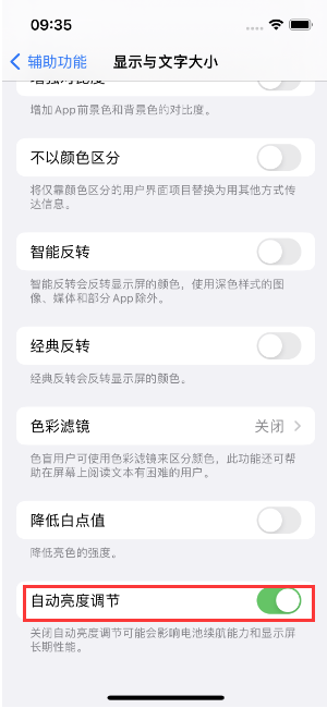 资兴苹果15维修店分享iPhone 15 Pro系列屏幕亮度 