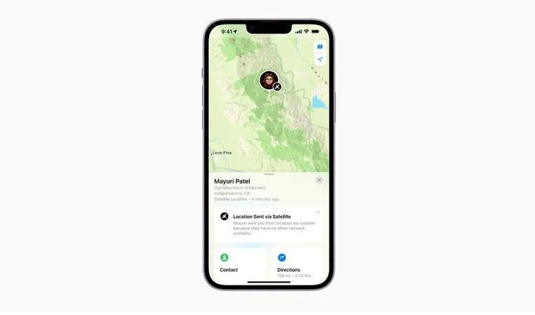 资兴苹果14维修分享iPhone14系列中 FindMy功能通过卫星分享位置方法教程 