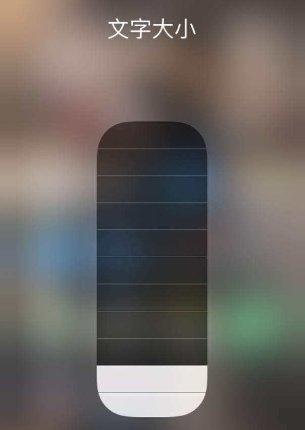 资兴苹果手机维修分享小技巧：在 iPhone 控制中心快速调节字体大小 